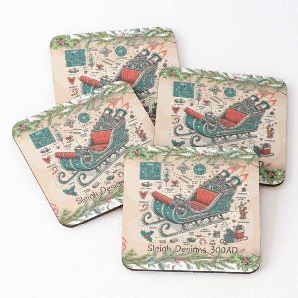 Item preview, Santa's Secret Sleigh Designs 300 AD designed and sold by AIClothingUK.