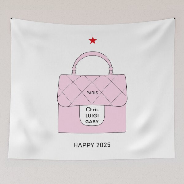 Item preview, Happy New Year 2025 France Paris Handbag Luxury Fashion designed and sold by PB Mary.
