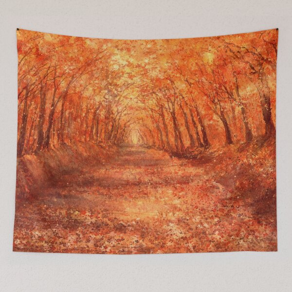 Item preview, My Favourite Colour is Autumn Watercolour Art designed and sold by Tezoodle Art.