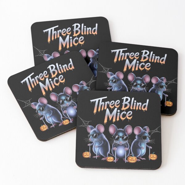 Item preview, Three Blind Mice Matching Halloween - The perfect gift for fans of Halloween, funny group costumes, and humorous illustrations. designed and sold by Zyziowsky.