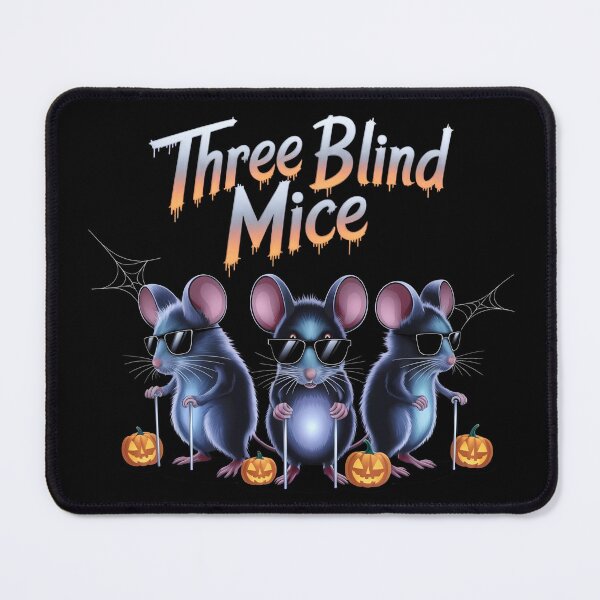 Item preview, Three Blind Mice Matching Halloween - The perfect gift for fans of Halloween, funny group costumes, and humorous illustrations. designed and sold by Zyziowsky.