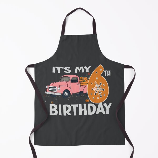 Artikelvorschau, Es ist mein 6. Geburtstag rosa LKW Herbst Kürbis entworfen und verkauft von giftfromheart.