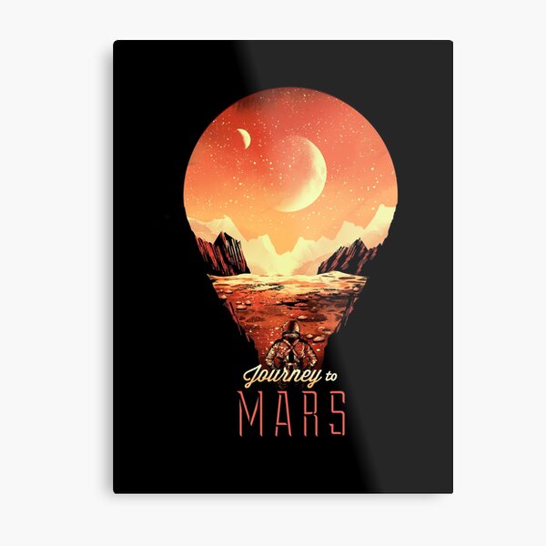 Journey to Mars Metal Print