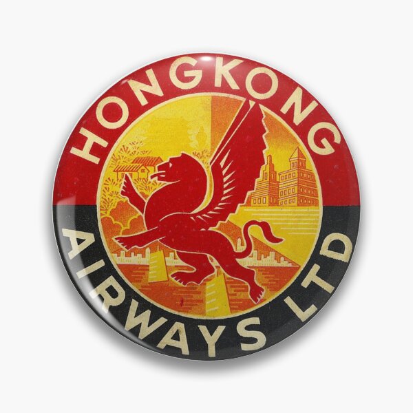 Item preview, Hong Kong Airways Vintage Luggage Label designed and sold by FutureTraveller.