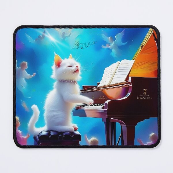 Item preview, Heavenly Jazz Cat designed and sold by Mina100Art.