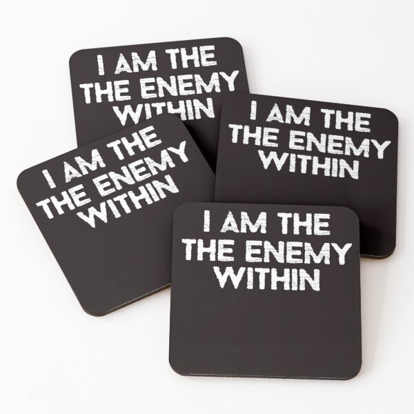 Item preview, I Am The Enemy Within Bold Empowering Design designed and sold by AxelBrook.
