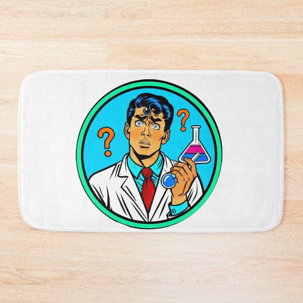 Item preview, Confused scientist designed and sold by Osher-BioArt.