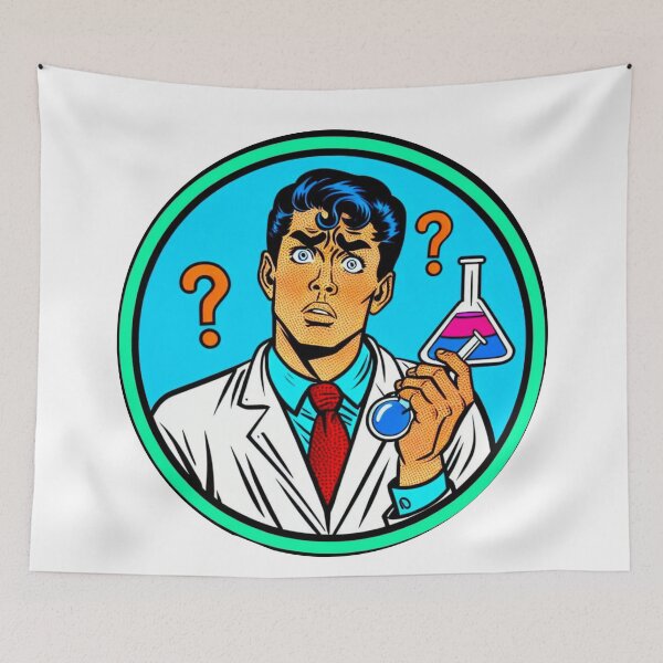 Item preview, Confused scientist designed and sold by Osher-BioArt.
