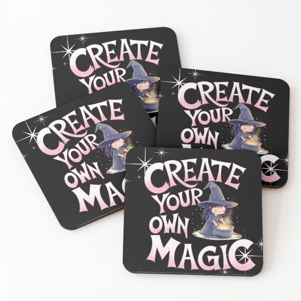 Item preview, Create Your Own Magic - Cute Halloween Witch  designed and sold by Queen of Whimsy.