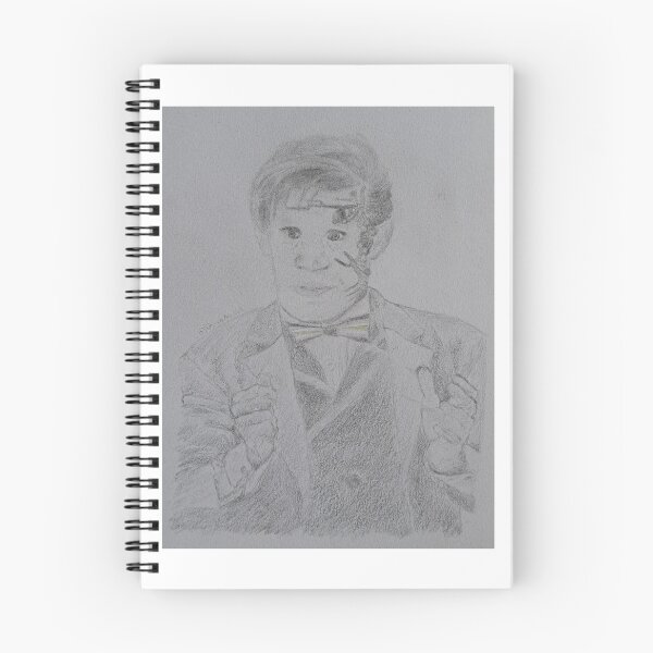 Item preview, Drawing of Mr. Clever (with agender pride flag bowtie) designed and sold by SillyDocsStuff.