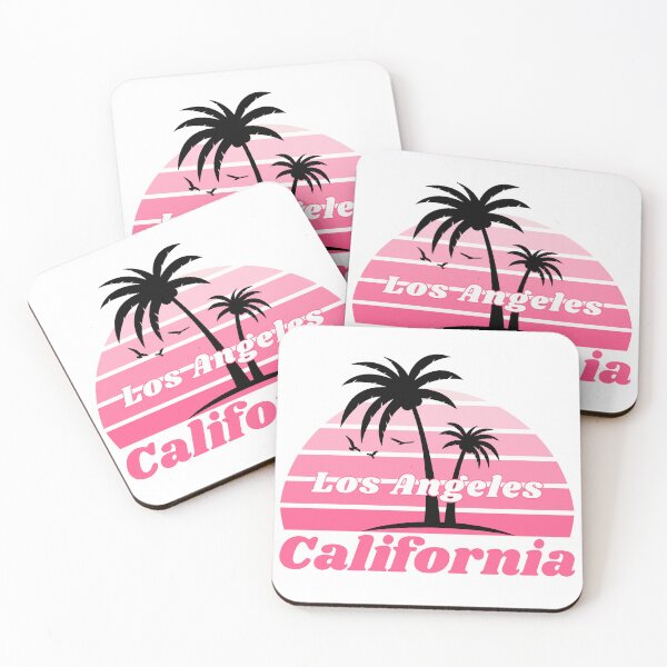 Item preview, Retro Cool Los Angles Beach California Palm Tree at Sunset Souvenirs designed and sold by karmdaf.