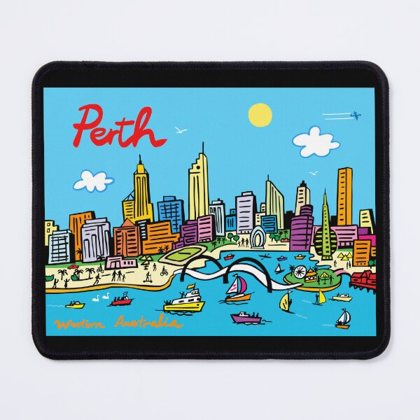 Item preview, Perth City, Australia designed and sold by Traveldrawings.