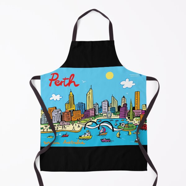 Item preview, Perth City, Australia designed and sold by Traveldrawings.