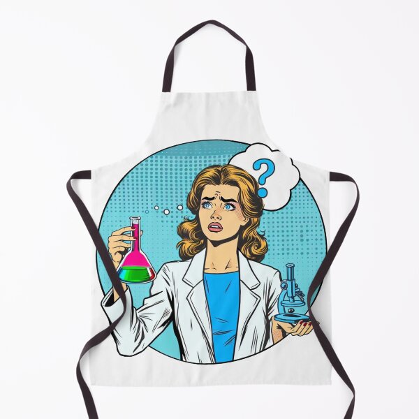 Item preview, Confused woman scientist designed and sold by Osher-BioArt.