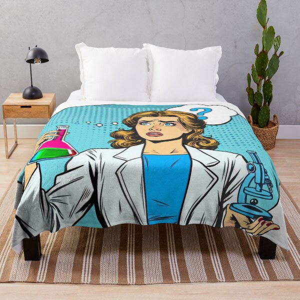 Item preview, Confused woman scientist designed and sold by Osher-BioArt.