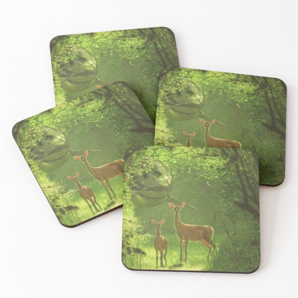 Item preview, "Forest Encounter: Deer and the Hidden Whale" designed and sold by Grind107.