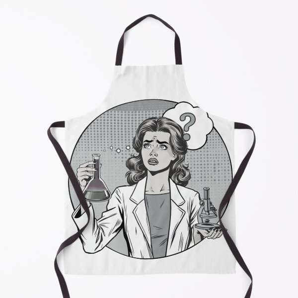 Item preview, Confused woman scientist designed and sold by Osher-BioArt.