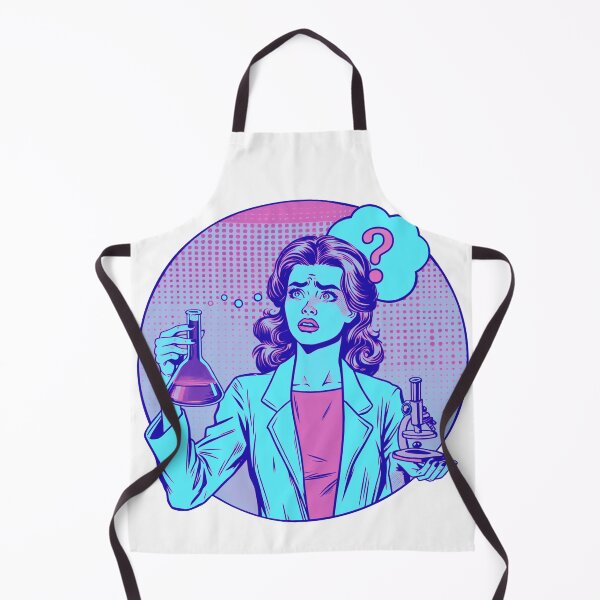 Item preview, Confused woman scientist designed and sold by Osher-BioArt.