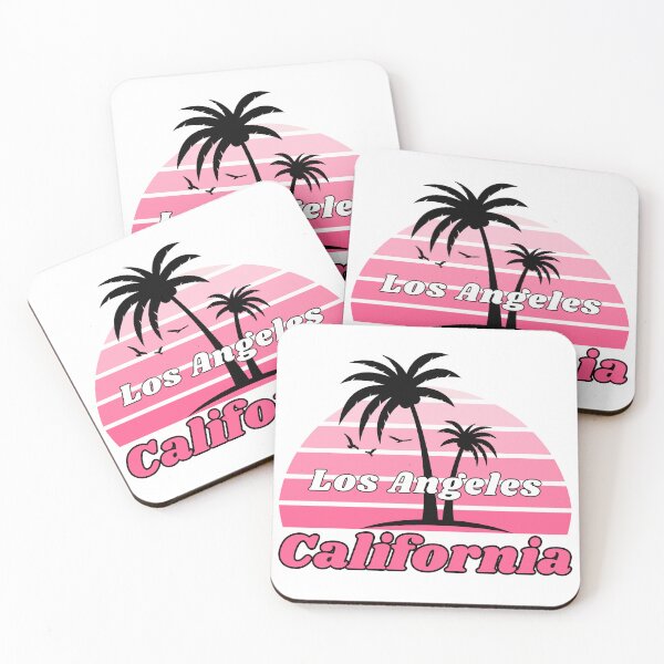 Item preview, Retro Cool Los Angles Beach California Palm Tree at Sunset Souvenirs designed and sold by karmdaf.