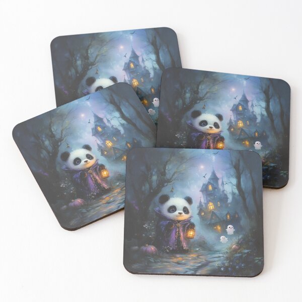 Item preview, Panda wearing a Halloween costume designed and sold by WoollenLlama.