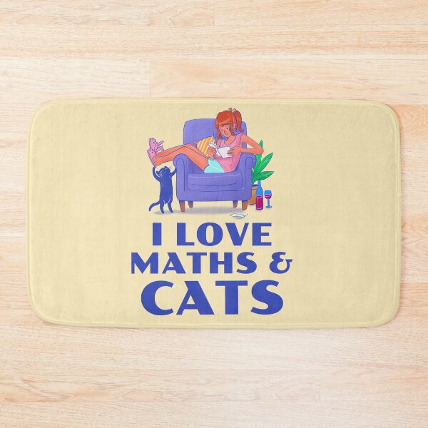 Item preview, I love Maths and Cats designed and sold by 87-Aesthetics.