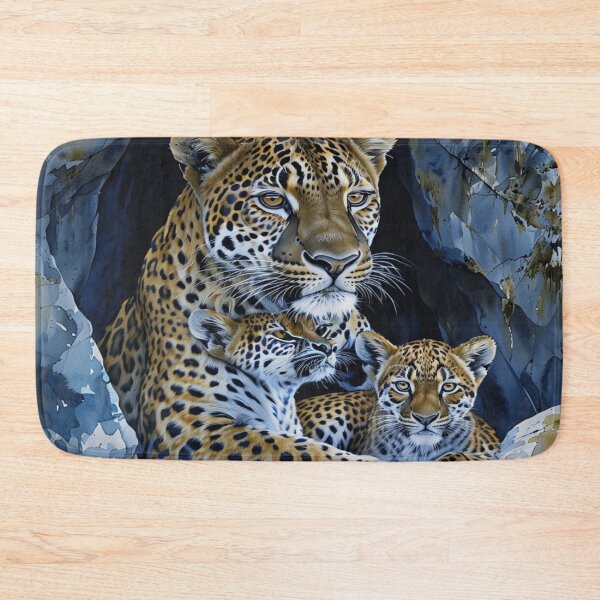 Aperçu de l'œuvre The Leopard and Motherhood créée et vendue par Collection de trésors .