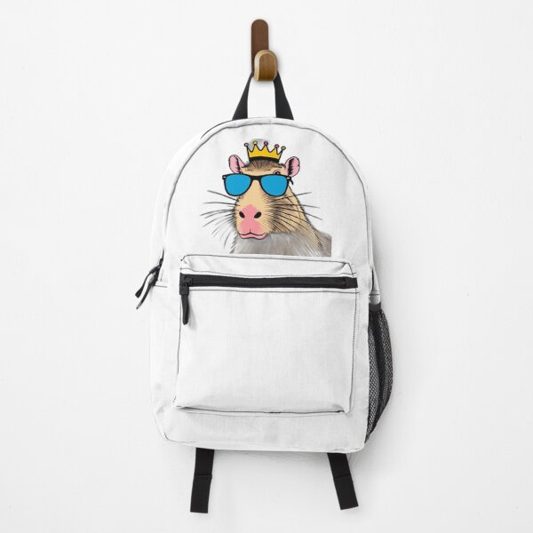 Item preview, Capybara King with Sunglasses – Royal Cool Vibes designed and sold by JacobStyle80.