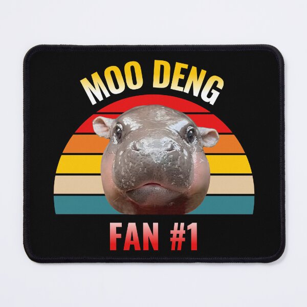 Item preview, Moo Deng Fan #1 Vintage Design designed and sold by andasanc14.