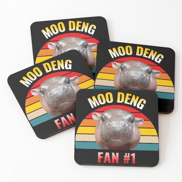 Item preview, Moo Deng Fan #1 Vintage Design designed and sold by andasanc14.