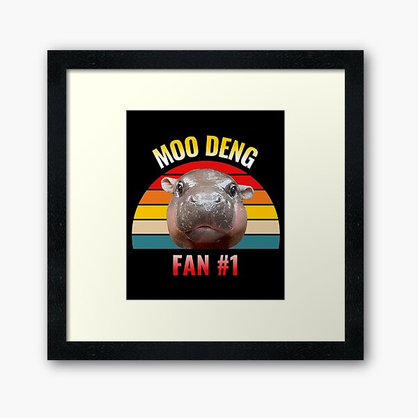 Item preview, Moo Deng Fan #1 Vintage Design designed and sold by andasanc14.