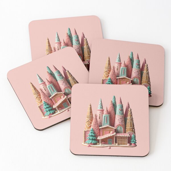 Item preview, Gingerbread Houses Kitsch Germanic Christmas Village Cut Out designed and sold by taiche.