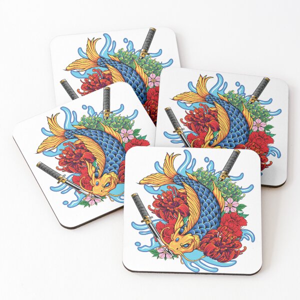 Item preview, colourful koi fish designed and sold by skalihm.