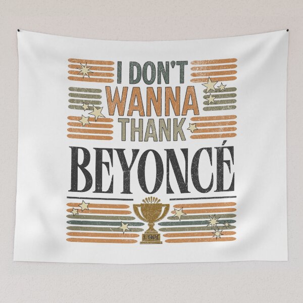 Item preview, I don't wanna thank designed and sold by VariousGoodies.