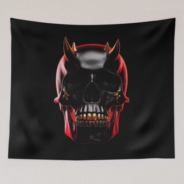 Item preview, Red Devil Skull designed and sold by karsad.