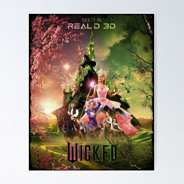 Item preview, Aesthetic Wicked Fantasy Movie Graphic designed and sold by KeijiCreative.