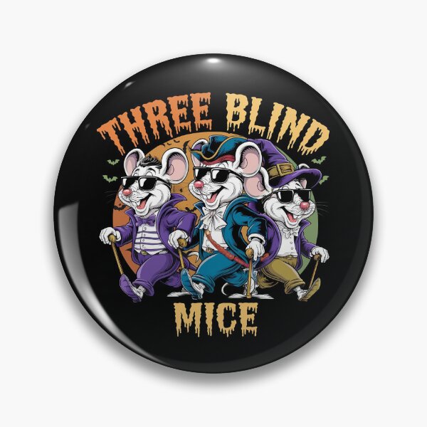 Item preview, Three Blind Mice Matching Halloween - The perfect gift for fans of Halloween, funny group costumes, and humorous illustrations. designed and sold by Zyziowsky.