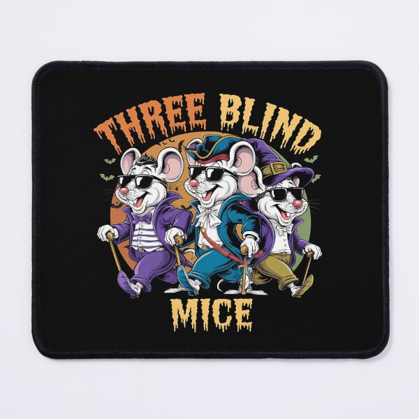 Item preview, Three Blind Mice Matching Halloween - The perfect gift for fans of Halloween, funny group costumes, and humorous illustrations. designed and sold by Zyziowsky.