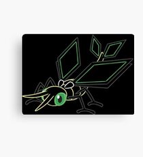Minimalist Vibration Pokemon Canvas Print