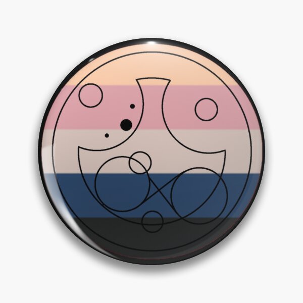 Item preview, "Exteramo" in Circular Gallifreyan with exteramo attraction pride flag designed and sold by SillyDocsStuff.