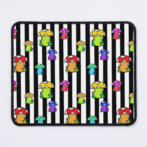 Item preview, Stripes and Mushrooms Pattern Design designed and sold by PatternTitan.