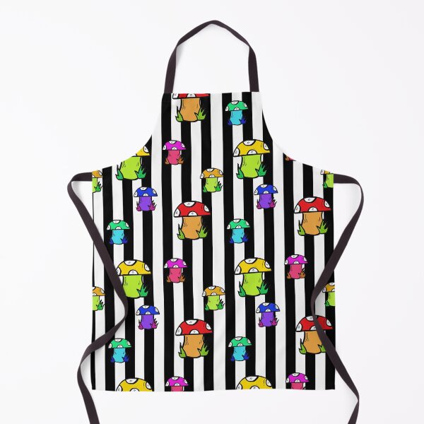 Item preview, Stripes and Mushrooms Pattern Design designed and sold by PatternTitan.