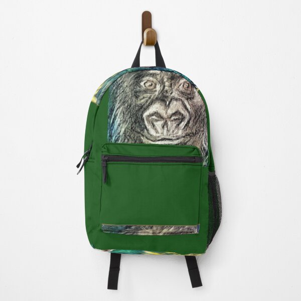 Item preview, il gorilla osserva incuriosito la farfalla. designed and sold by Gmzago.