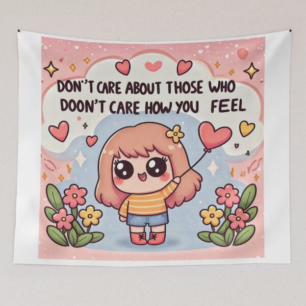 Item preview, Don't care about those who don't care how you feel. designed and sold by Daofa.