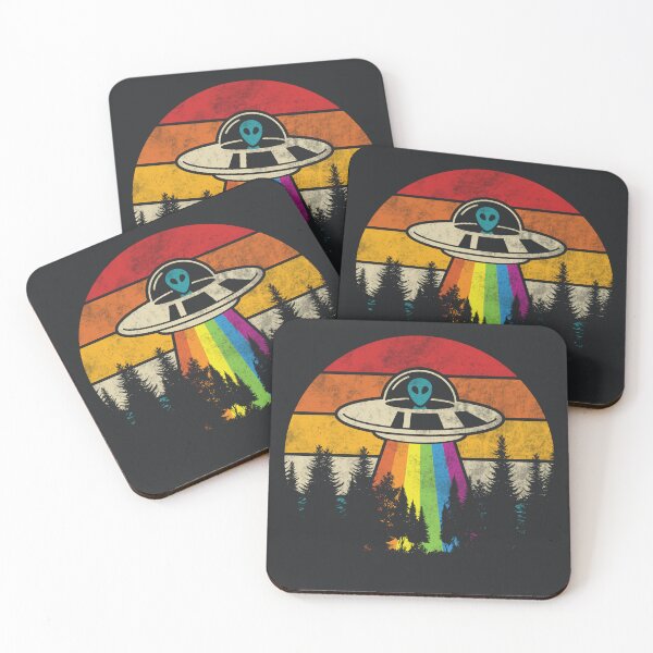 Item preview, Colorful Extraterrestrial - LGBTQ Pride and Alien Beam designed and sold by SweetLog.
