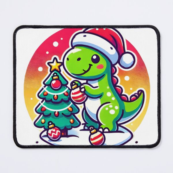 Item preview, Festive Dinosaur Decorating Christmas Tree designed and sold by lubushop1.