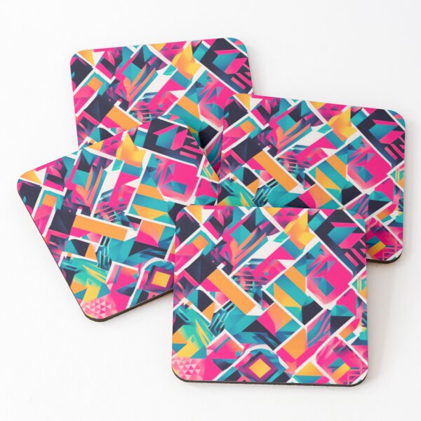 Item preview, Top geometric patterns one line new colorful strips striped art  designed and sold by Design Repo.