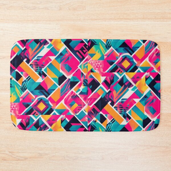 Item preview, Top geometric patterns one line new colorful strips striped art  designed and sold by Design Repo.