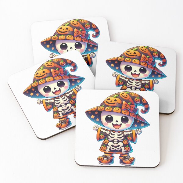Item preview, Happy Skeleton in Pumpkin Witch Costume designed and sold by Chokhdi289shop.