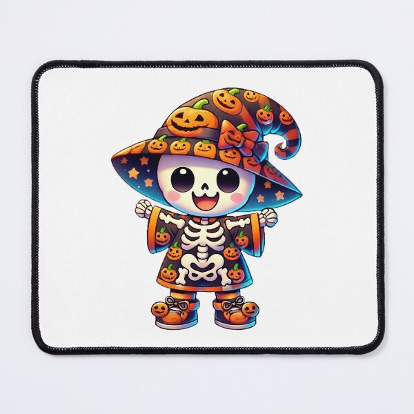 Item preview, Happy Skeleton in Pumpkin Witch Costume designed and sold by Chokhdi289shop.