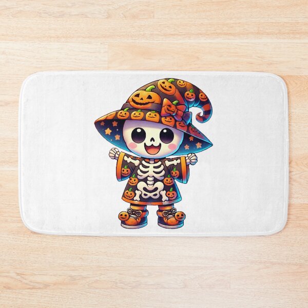 Item preview, Happy Skeleton in Pumpkin Witch Costume designed and sold by Chokhdi289shop.